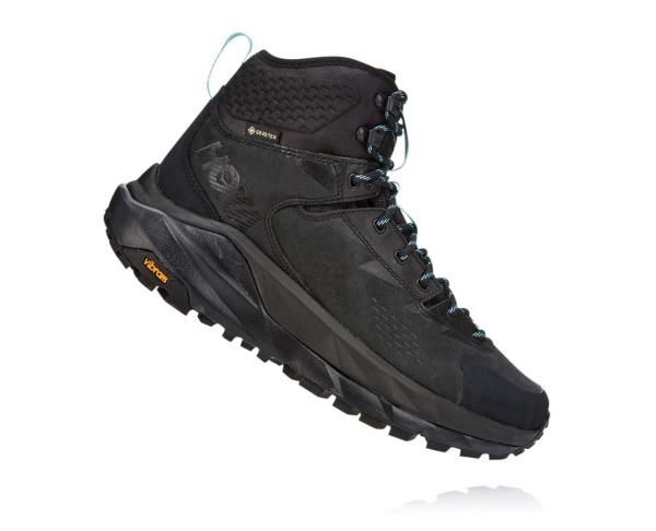 Hoka One One Kaha GORE-TEX Womens UK - Black Walking Boots - KGQSL2139